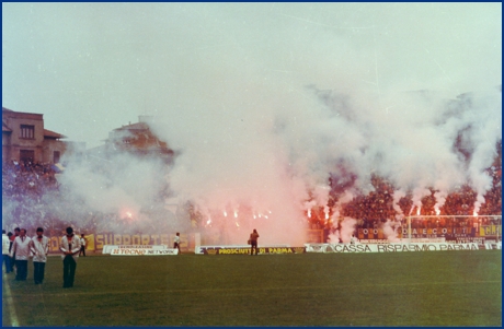 PARMA-Genoa 11-11-1984. BOYS PARMA 1977, foto Ultras