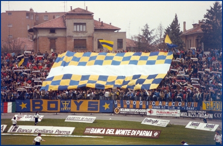 PARMA-Genoa 11-11-1984. BOYS PARMA 1977, foto Ultras