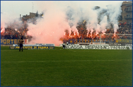 PARMA-Genoa 11-11-1984. BOYS PARMA 1977, foto Ultras