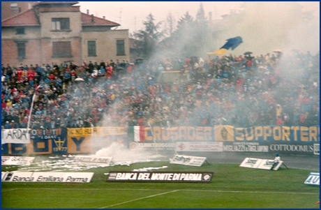 Parma-Lecce 16-12-1984. BOYS PARMA 1977, foto ultras