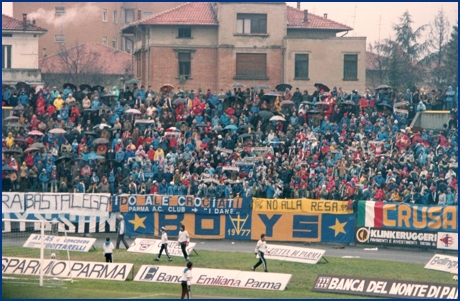 Parma-Lecce 16-12-1984. BOYS PARMA 1977, foto ultras