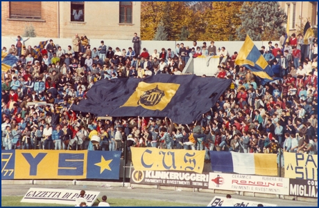 PARMA-Monza 28-10-1984. BOYS PARMA 1977, foto Ultras