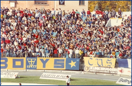 PARMA-Monza 28-10-1984. BOYS PARMA 1977, foto Ultras