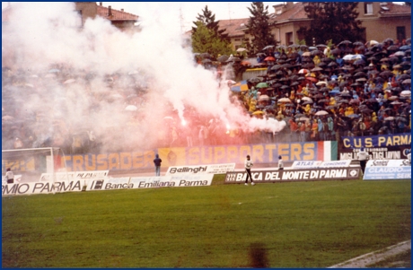 Parma-Padova 14-04-1985. BOYS PARMA 1977, foto ultras