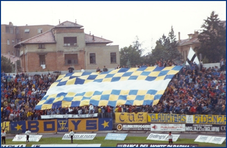 PARMA-Perugia 23-09-1984. BOYS PARMA 1977, foto Ultras