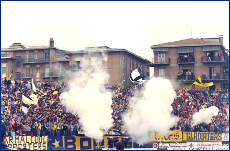 PARMA-Perugia 23-09-1984. BOYS PARMA 1977, foto Ultras