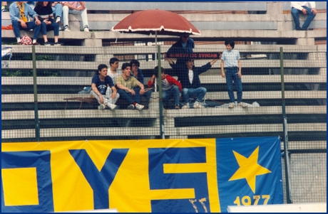 Parma-Pescara 19-05-1985. BOYS PARMA 1977, foto Ultras