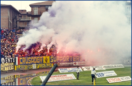 PARMA-Pisa 07-10-1984. BOYS PARMA 1977, foto Ultras