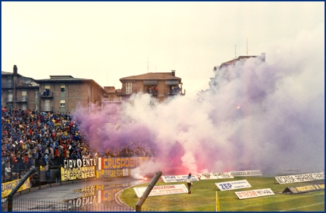 PARMA-Pisa 07-10-1984. BOYS PARMA 1977, foto Ultras