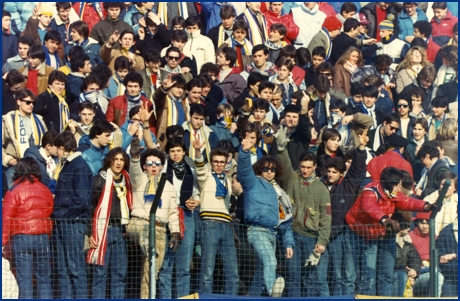 Parma-Taranto 24-02-1985. BOYS PARMA 1977, foto ultras