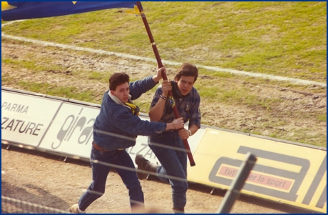 Parma-Triestina 10-03-1985. BOYS PARMA 1977, foto ultras