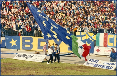 Parma-Triestina 10-03-1985. BOYS PARMA 1977, foto ultras