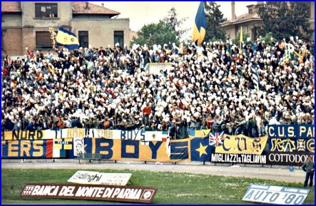 PARMA-Reggiana 04-05-1986. Curva Nord