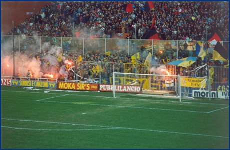 Genoa-PARMA 07-04-1991. BOYS PARMA 1977, foto Ultras