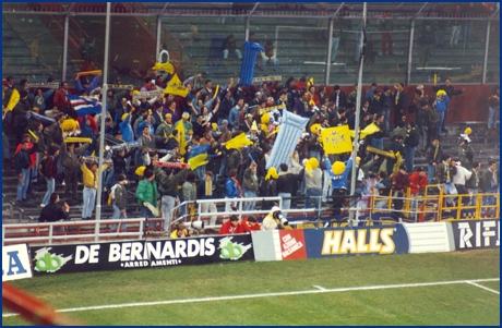 Genoa-PARMA 27-02-1992, Coppa Italia. BOYS PARMA 1977, foto Ultras