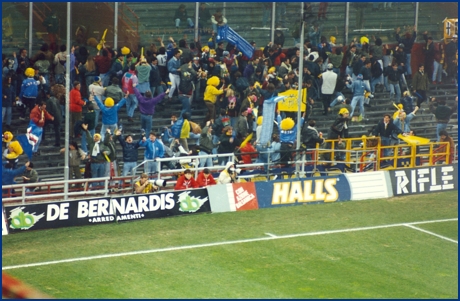 Genoa-PARMA 27-02-1992, Coppa Italia. BOYS PARMA 1977, foto Ultras