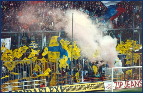 Genoa-PARMA 08-12-1991. BOYS PARMA 1977, foto Ultras