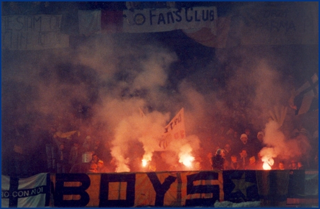 Sparta Praga-Parma 03-03-1993. BOYS PARMA 1977, foto ultras