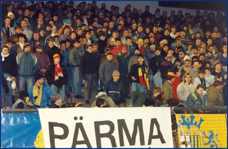 Sparta Praga-Parma 03-03-1993. BOYS PARMA 1977, foto ultras