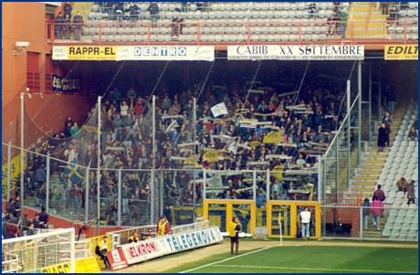 Genoa-PARMA 30-01-1994. BOYS PARMA 1977, foto Ultras