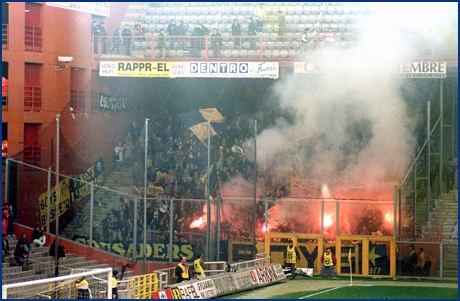 Genoa-PARMA 30-01-1994. BOYS PARMA 1977, foto Ultras