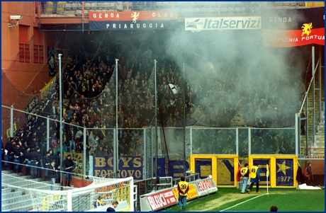 Genoa-PARMA 11-12-1994. BOYS PARMA 1977, foto Ultras