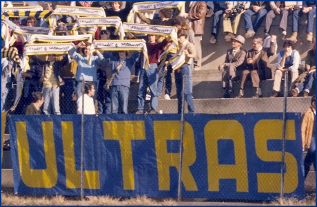 Lo striscione 'Ultras'