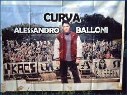 Stendardo massese 'Curva Alessandro Balloni'