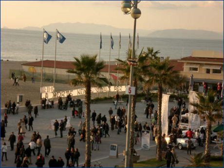 18-11-2007. Striscione degli Ultras Fighters Viareggio: La morte non  uguale per tutti