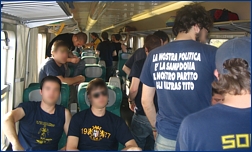 Ultras  aggregazione. In trasferta tutti insieme